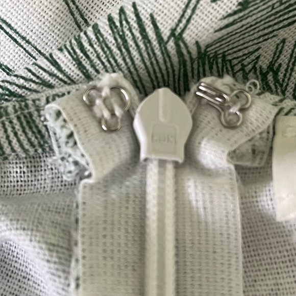 P. Cill Island In The Sun Linen Viscose Jumpsuit Green Leaf Print Size XL - Picture 16 of 16